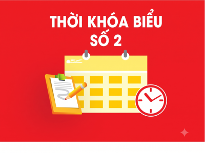 Thời khoá biểu số 2