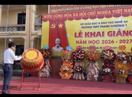 Tiếng trống lễ khai giảng năm học 2026-2027